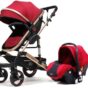 Belecoo Q3 Travel System Wine Red