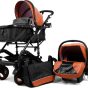 Belecoo Black Series PU Leather Travel System