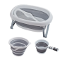 4Pc Fold Up Bath Set