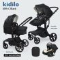 Kidilo Ultra Luxe 3 in 1 Travel System