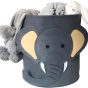 Elephant Laundry/Toy Felt Basket